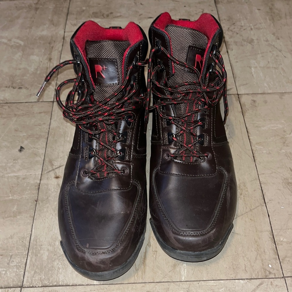 Rocawear Royal Boot Size 12 Brown with Red Details- RM-1237-952